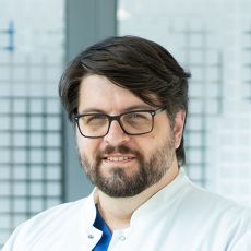 Portrait von René Schoger, Oberarzt der Zentralen Abteilung für Radiologie.