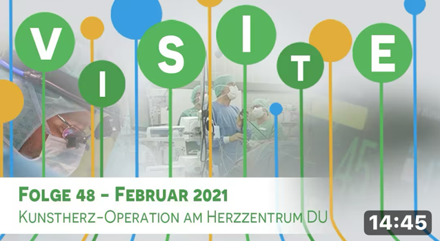 Video-Thumbnail Fernsehbeitrag Studio 47 "Kunstherz - Operation am Herzzentrum DU"