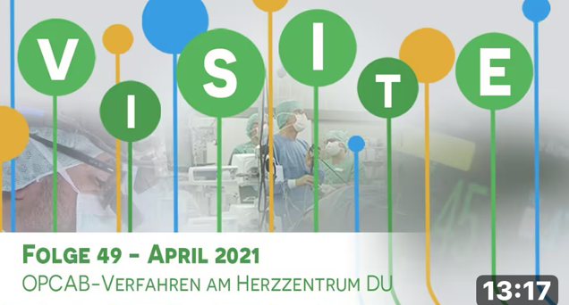 Video-Thumbnail Fernsehbeitrag Studio 47 "OPCAB-Verfahren am Herzzentrum DU"